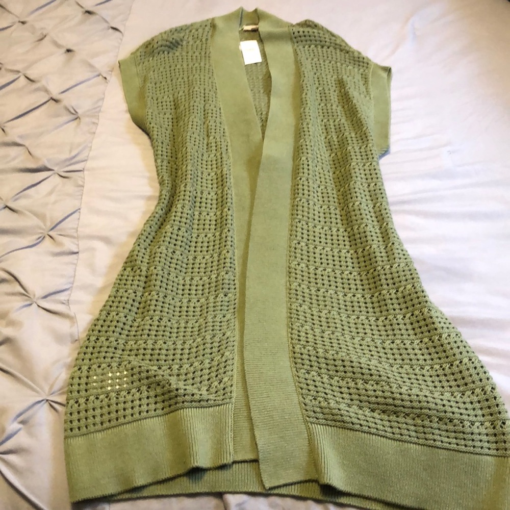 Olive Green Cardigan